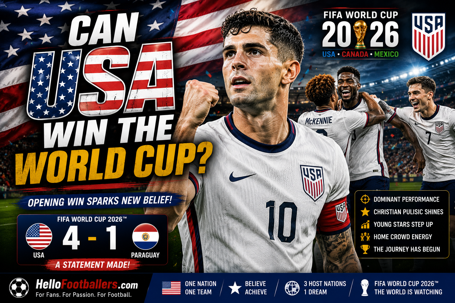 Can USA Win FIFA World Cup 2026
