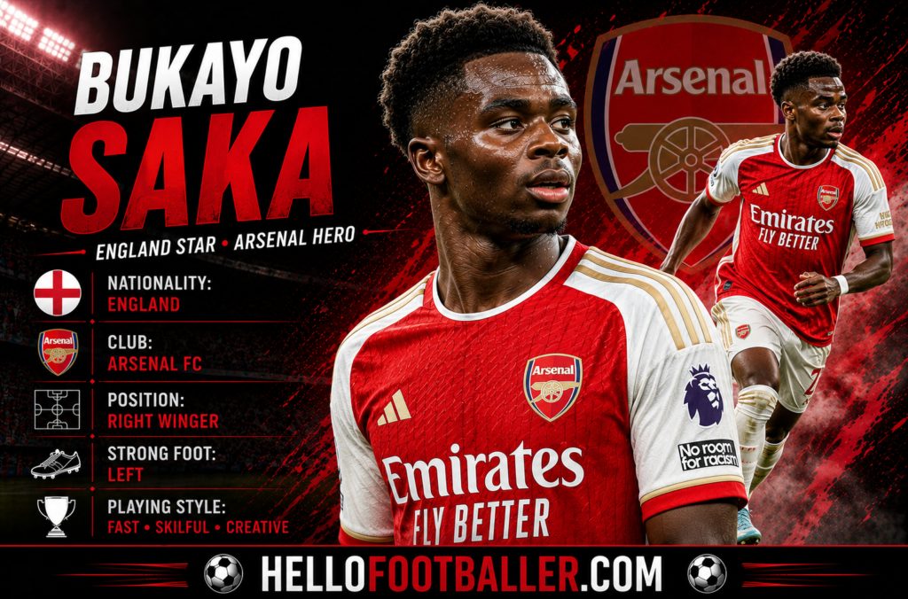 Bukayo Saka Profile: Age, Height, Wife, Girlfriend, Family, Career Stats, Net Worth, FIFA World Cup 2026 & Biography