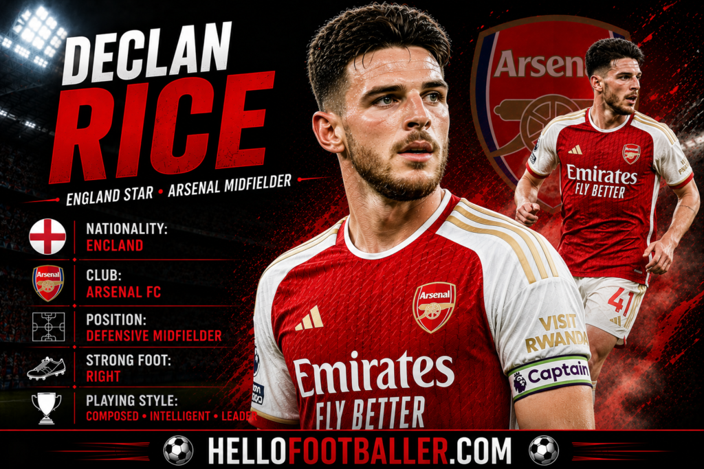 Declan Rice Profile: Age, Height, Wife, Girlfriend, Family, Career Stats, Net Worth, FIFA World Cup 2026 & Biography
