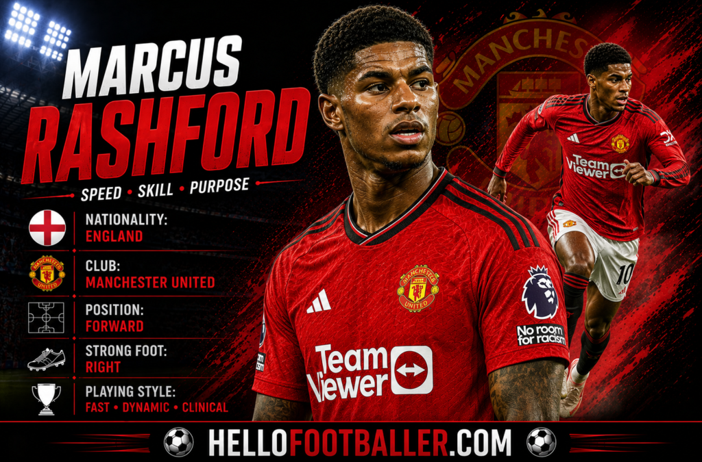 Marcus Rashford Profile: Age, Height, Wife, Girlfriend, Family, Career Stats, Net Worth, FIFA World Cup 2026 & Biography