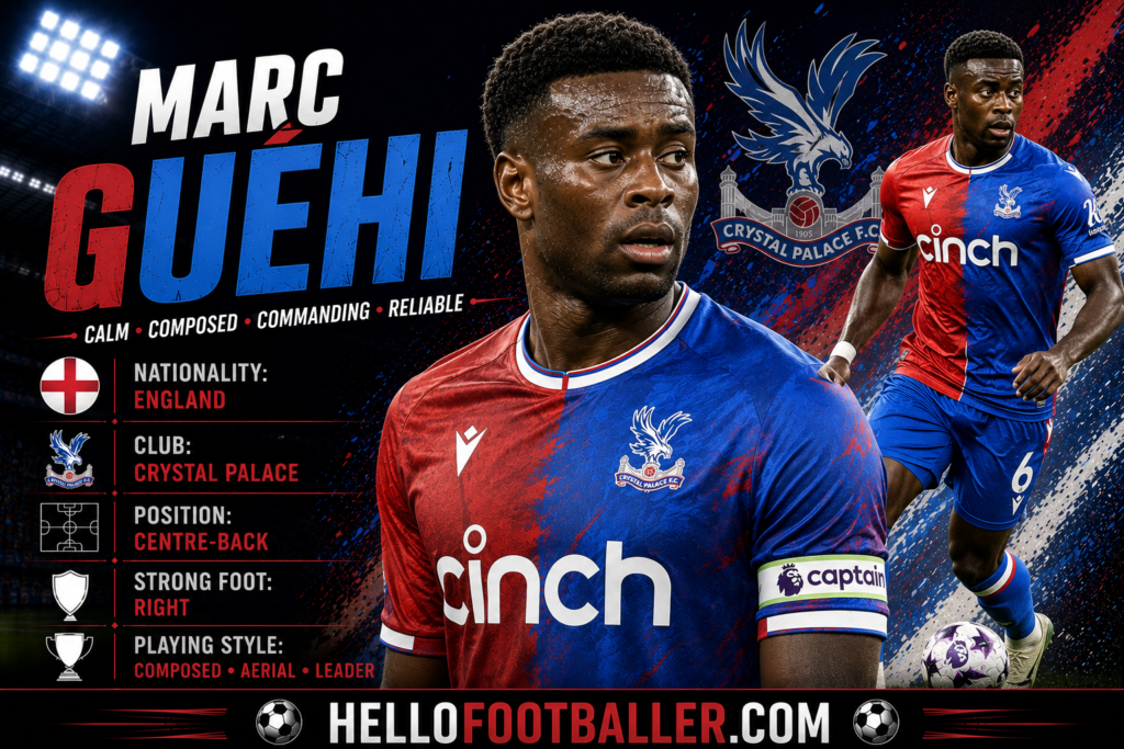 Marc Guéhi Profile: Age, Height, Wife, Girlfriend, Family, Career Stats, Net Worth, FIFA World Cup 2026 & Biography