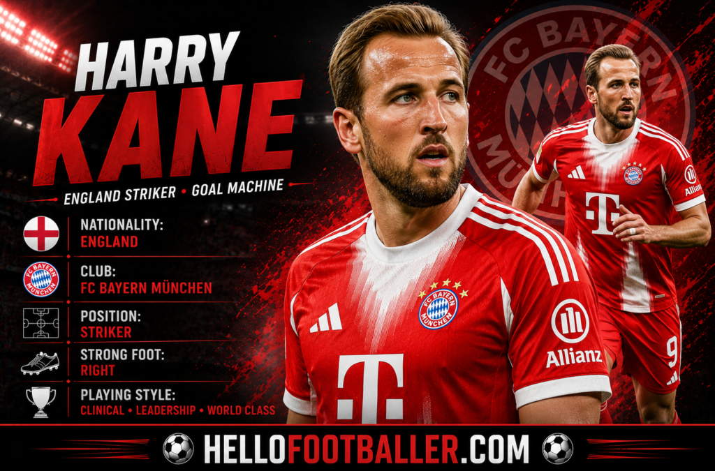 Harry Kane Profile: Age, Height, Wife, Girlfriend, Family, Career Stats, Net Worth, FIFA World Cup 2026 & Biography