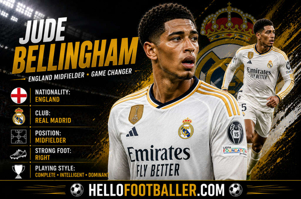 Jude Bellingham Profile: Age, Height, Wife, Girlfriend, Family, Career Stats, Net Worth, FIFA World Cup 2026 & Biography