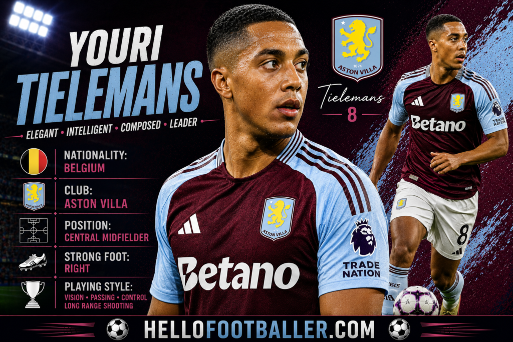 Youri Tielemans Profile: Age, Height, Wife, Girlfriend, Family, Career Stats, Net Worth, FIFA World Cup 2026 & Biography