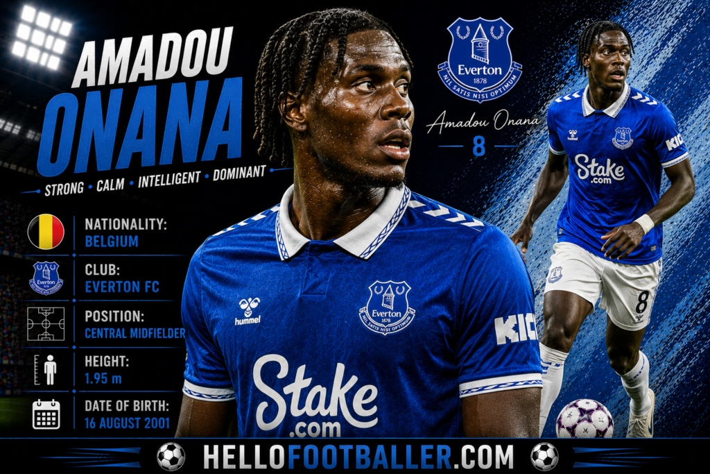 Amadou Onana Profile: Age, Height, Wife, Girlfriend, Family, Career Stats, Net Worth, FIFA World Cup 2026 & Biography