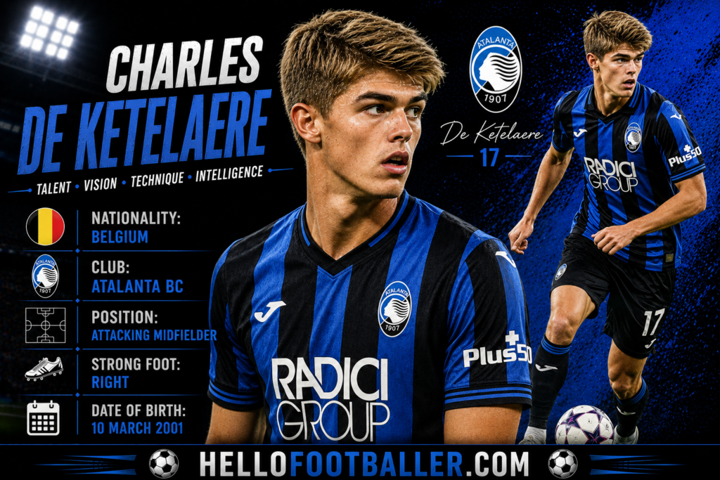 Charles De Ketelaere Profile: Age, Height, Wife, Girlfriend, Family, Career Stats, Net Worth, FIFA World Cup 2026 & Biography