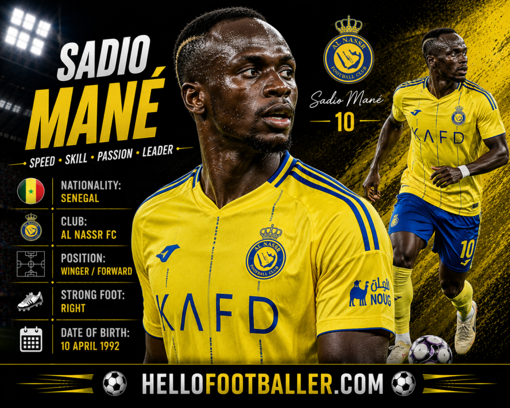 Sadio Mané Profile: Age, Height, Wife, Girlfriend, Family, Career Stats, Net Worth, FIFA World Cup 2026 & Biography