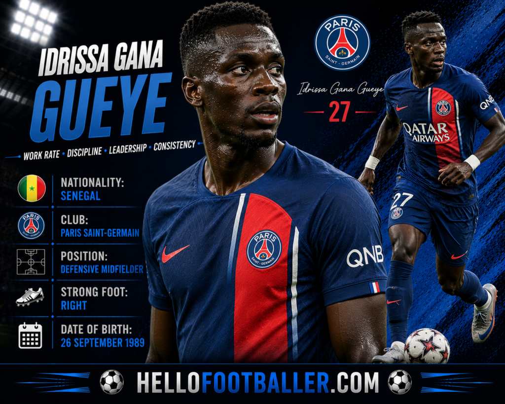 Idrissa Gana Gueye Profile: Age, Height, Wife, Girlfriend, Family, Career Stats, Net Worth, FIFA World Cup 2026 & Biography