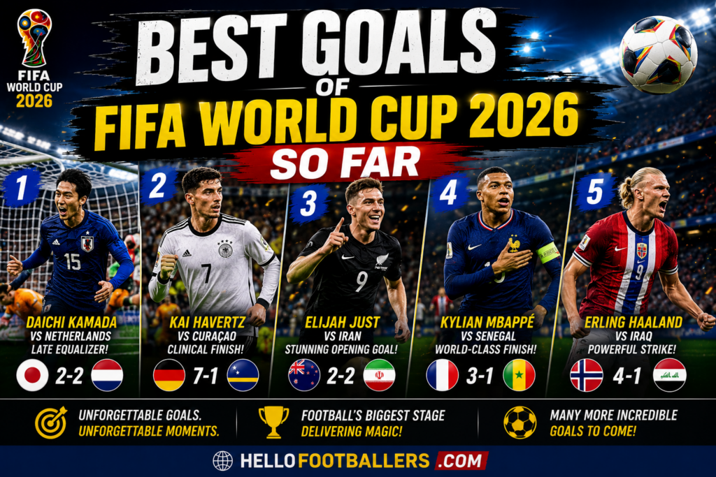 Best Goals of FIFA World Cup 2026 So Far