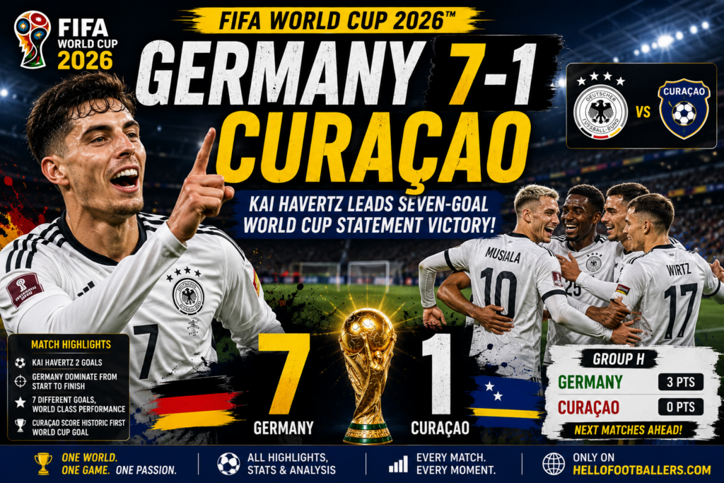 Germany vs Curaçao Highlights FIFA World Cup