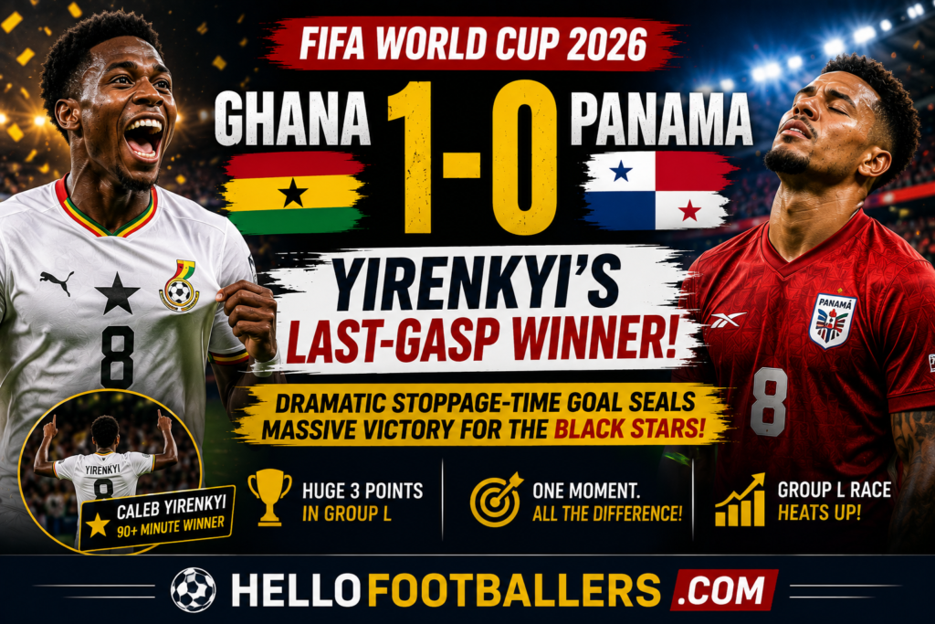 Ghana 1-0 Panama