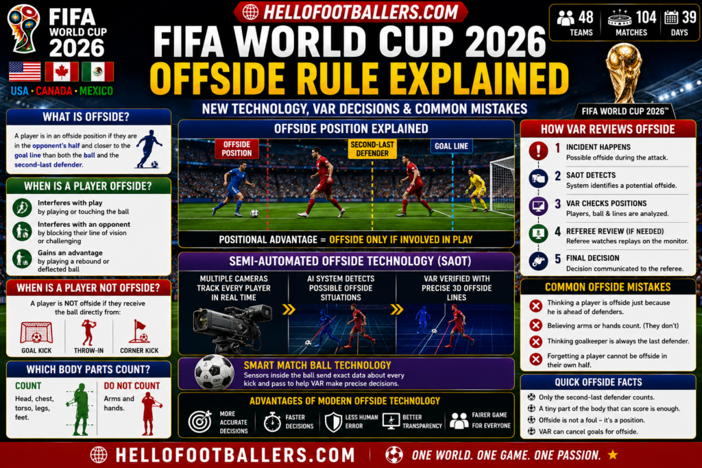 FIFA World Cup 2026 Offside Rule Explained