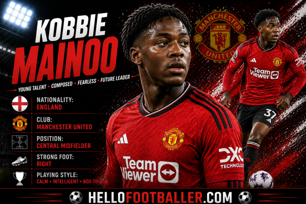 Kobbie Mainoo Profile: Age, Height, Wife, Girlfriend, Family, Career Stats, Net Worth, FIFA World Cup 2026 & Biography