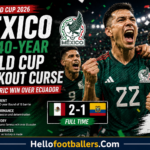 Mexico End 40-Year World Cup Knockout Curse With Historic Win Over Ecuador