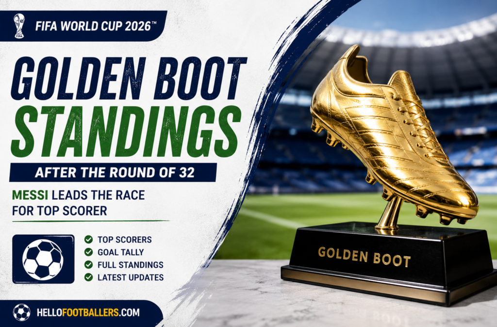 FIFA World Cup 2026 Golden Boot Standings: Messi Leads the Race After the Round of 32