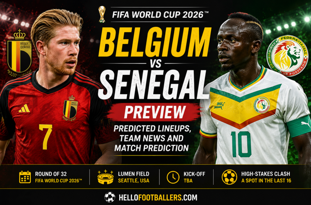 Belgium vs Senegal Preview: Predicted Lineups, Team News and Match Prediction