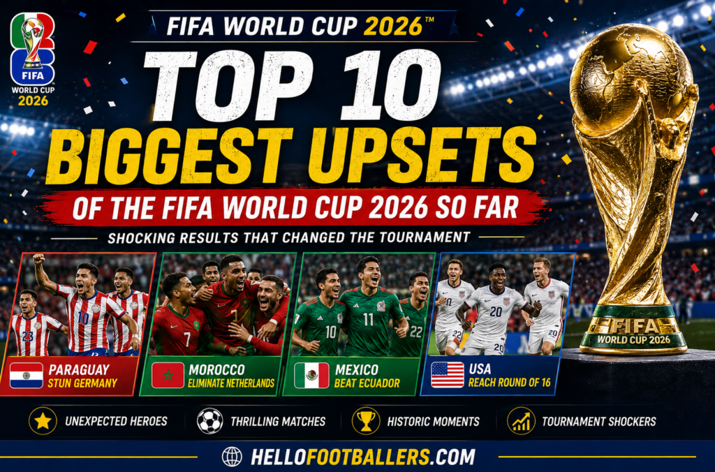 Top 10 Biggest Upsets of the FIFA World Cup 2026 So Far