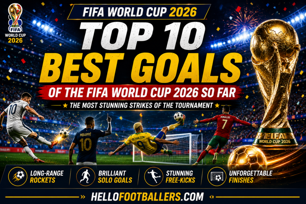 Top 10 Best Goals of the FIFA World Cup 2026 So Far