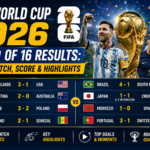 FIFA World Cup 2026 Round of 16 Results: Every Match, Score & Highlights