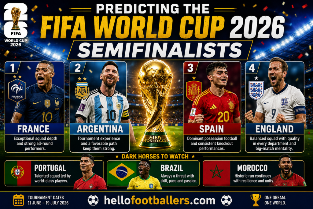 Predicting the FIFA World Cup 2026 Semifinalists