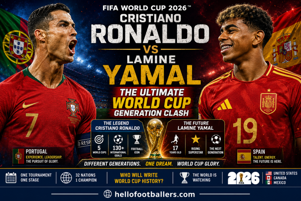 Cristiano Ronaldo vs Lamine Yamal: The Ultimate World Cup Generation Clash