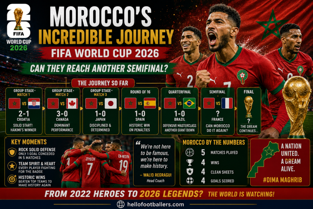Morocco's Incredible FIFA World Cup 2026 Journey: Can They Reach Another Semifinal?