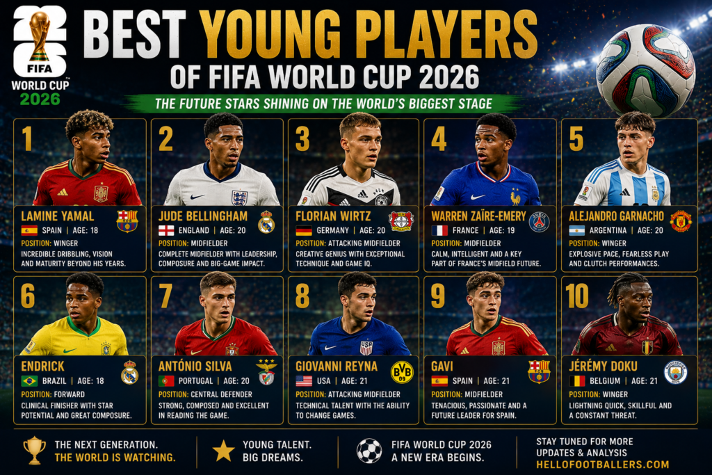 Best Young Players of FIFA World Cup 2026