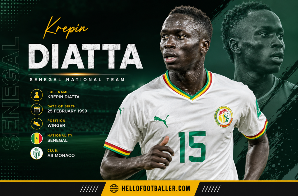 Krépin Diatta Profile: Age, Height, Wife, Girlfriend, Family, Career Stats, Net Worth, FIFA World Cup 2026 & Biography
