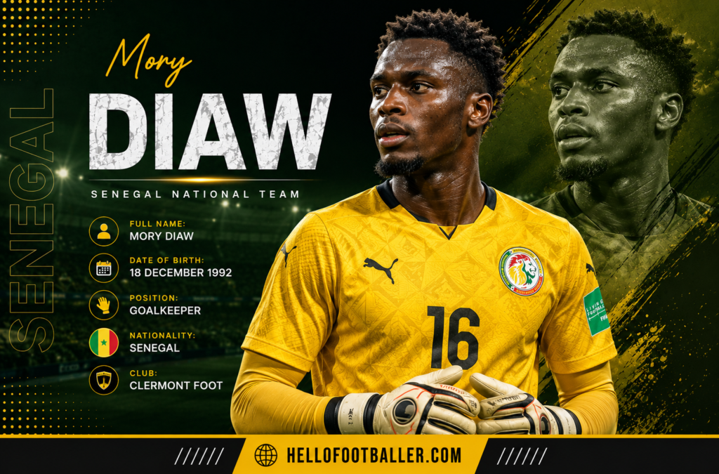 Mory Diaw Profile: Age, Height, Wife, Girlfriend, Family, Career Stats, Net Worth, FIFA World Cup 2026 & Biography