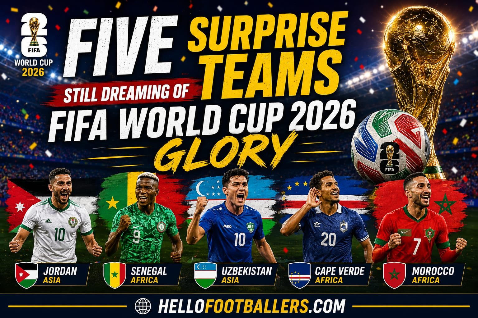 Five Surprise Teams Still Dreaming of FIFA World Cup 2026 Glory