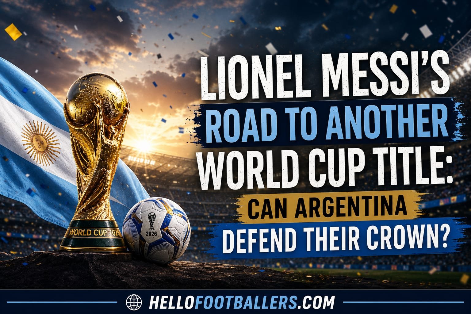 Lionel Messi's Road to Another World Cup Title: Can Argentina Defend Their Crown?