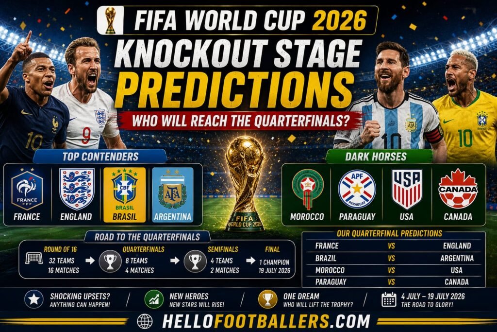 World Cup 2026 Knockout Stage Predictions: Who Will Reach the Quarterfinals?
