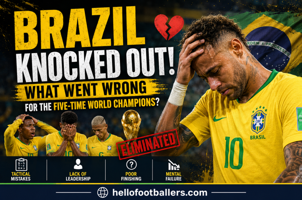 Brazil Knocked Out! What Went Wrong for the Five-Time World Champions?